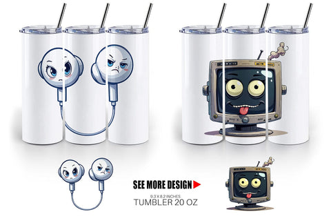 Tumbler Grumpy Tech Gadgets Sublimation artnoy 