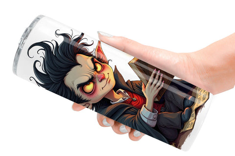Tumbler Grumpy Vampire Sublimation artnoy 