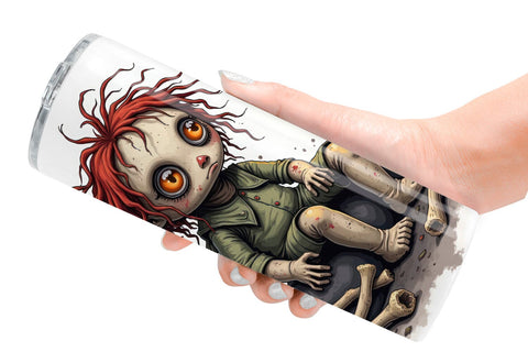 Tumbler Grumpy Voodoo Doll Sublimation artnoy 