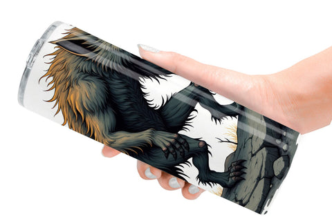 Tumbler Grumpy Werewolf Sublimation artnoy 