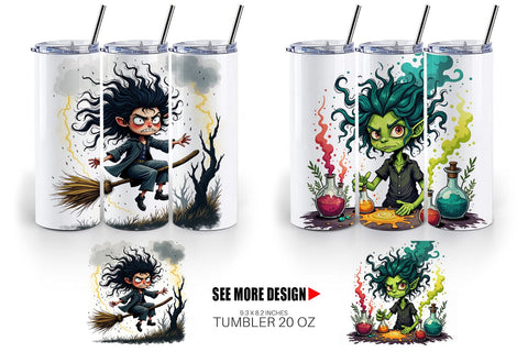 Tumbler Grumpy Witch Sublimation artnoy 