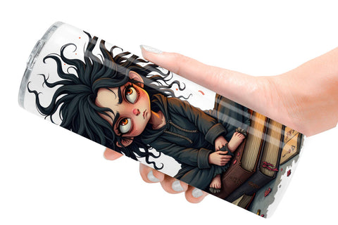 Tumbler Grumpy Witch Sublimation artnoy 