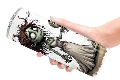 Tumbler Grumpy Zombie Couple Sublimation artnoy 