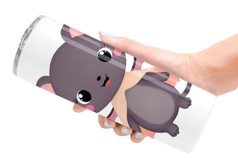 Tumbler Halloween Animals Sublimation artnoy 