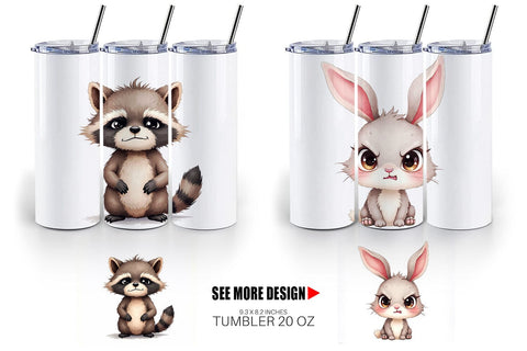 Tumbler Halloween Critters Sublimation artnoy 