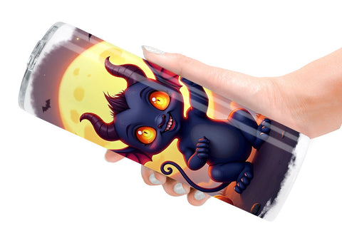 Tumbler Halloween Demon Spark Sublimation artnoy 