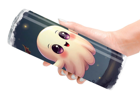 Tumbler Halloween Ghostly Charm Sublimation artnoy 