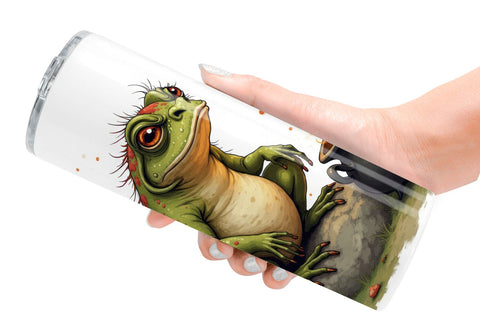 Tumbler Halloween Grumpy Critters Sublimation artnoy 