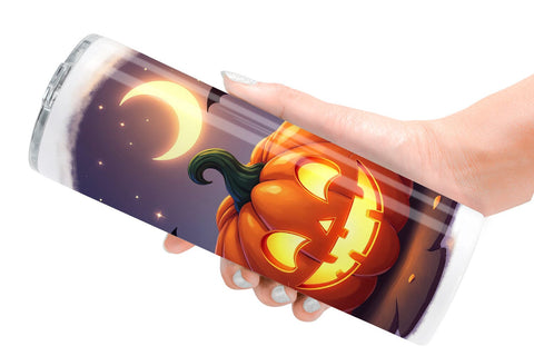 Tumbler Halloween Jack Lantern Sublimation artnoy 