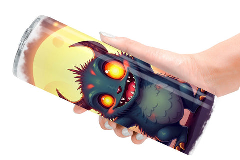 Tumbler Halloween Monster Creep Sublimation artnoy 