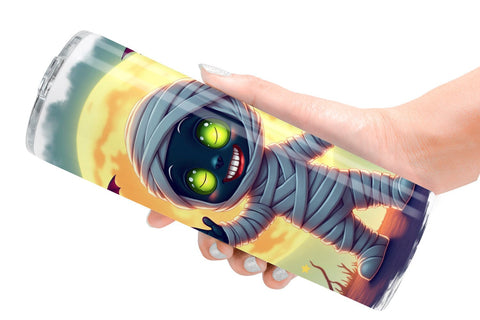 Tumbler Halloween Mummy Wrap Sublimation artnoy 