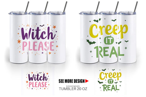Tumbler Halloween Quotes Sublimation artnoy 