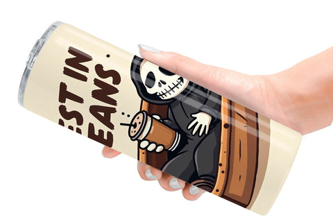 Tumbler Halloween Reaper Coffee Sublimation artnoy 