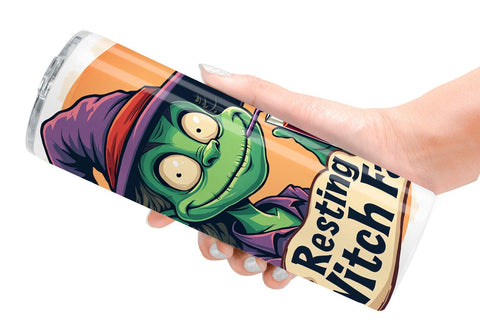 Tumbler Halloween Retro Monster Sublimation artnoy 