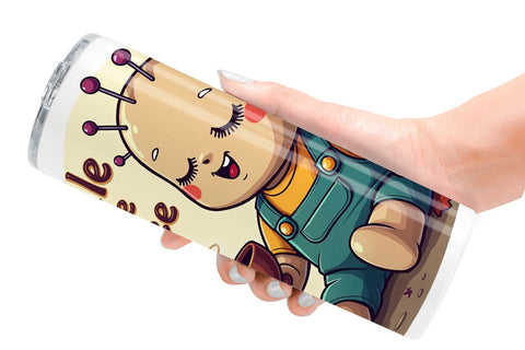 Tumbler Halloween Voodoo Doll Sublimation artnoy 