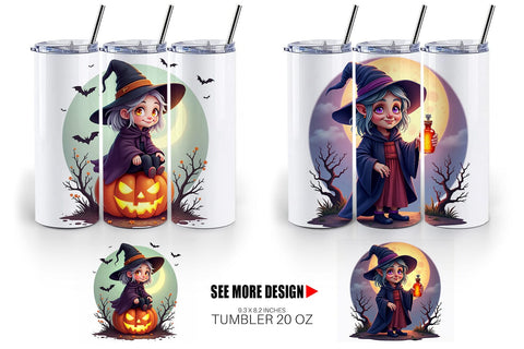 Tumbler Halloween Witch Spell Sublimation artnoy 
