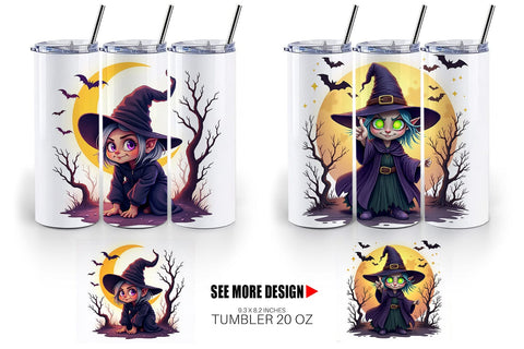 Tumbler Halloween Witch Spell Sublimation artnoy 