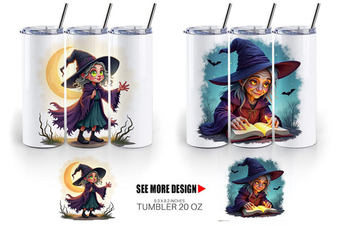 Tumbler Halloween Witch Spell Sublimation artnoy 