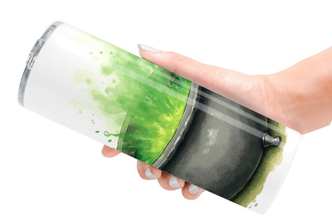 Tumbler Halloween Wonders Watercolor Sublimation artnoy 