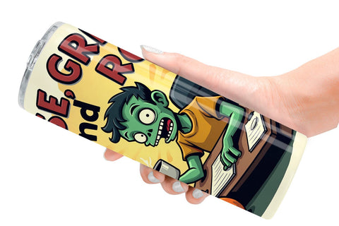 Tumbler Halloween Zombie Coffee Sublimation artnoy 