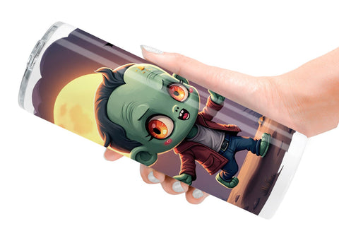 Tumbler Halloween Zombie Stumble Sublimation artnoy 