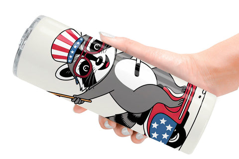 Tumbler Happy 4th of July Sublimation artnoy 