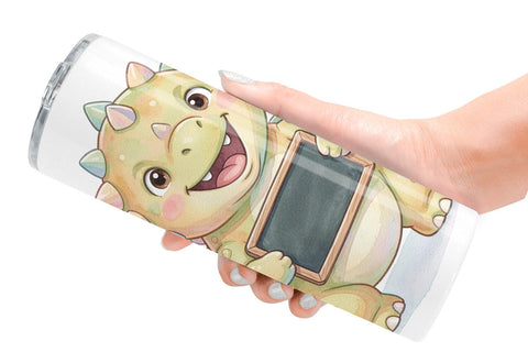 Tumbler Happy First Day School Dino Sublimation artnoy 