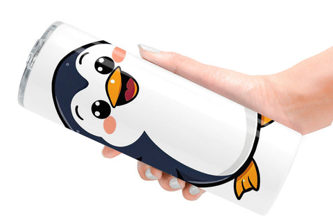 Tumbler Happy Penguin Sublimation artnoy 