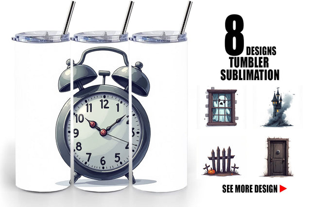 Tumbler Haunted Elements Sublimation artnoy 