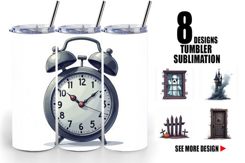 Tumbler Haunted Elements Sublimation artnoy 