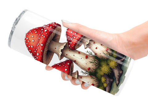 Tumbler Haunted Forest Gothic Christmas Sublimation artnoy 