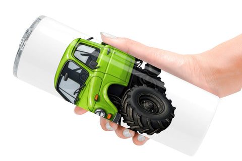 Tumbler Haunted Monster Truck Sublimation artnoy 