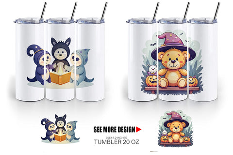 Tumbler Haunted Toy Shop Sublimation artnoy 
