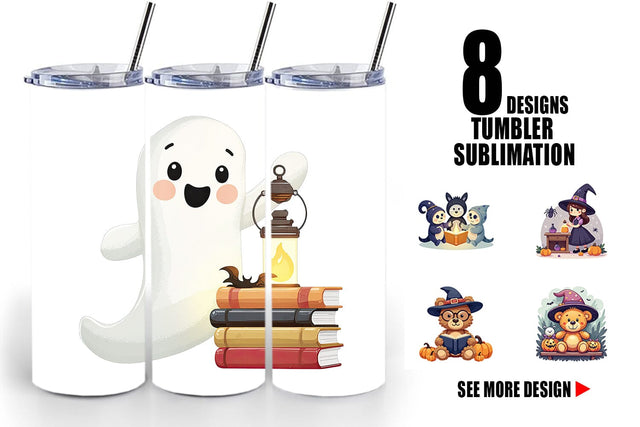 Tumbler Haunted Toy Shop Sublimation artnoy 