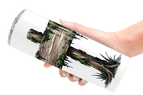 Tumbler Haunting Tropical Goth Vacation Sublimation artnoy 
