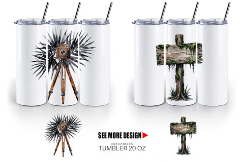 Tumbler Haunting Tropical Goth Vacation Sublimation artnoy 