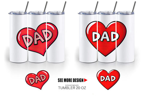 Tumbler Heart Sublimation artnoy 