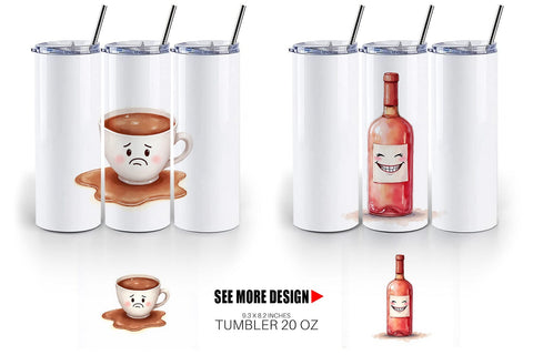 Tumbler Holiday Hangover Sublimation artnoy 