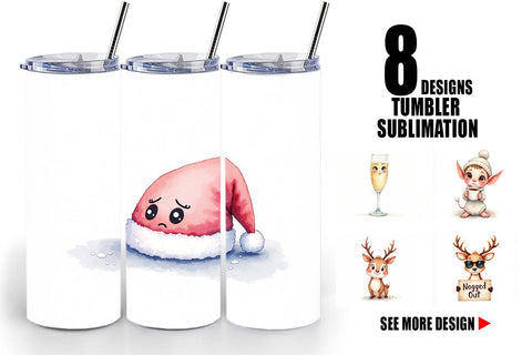 Tumbler Holiday Hangover Sublimation artnoy 