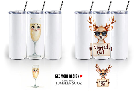 Tumbler Holiday Hangover Sublimation artnoy 