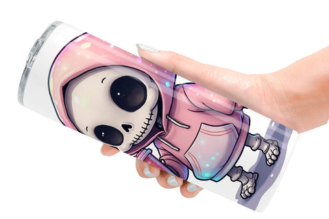 Tumbler Holographic Skeletons Sublimation artnoy 