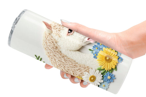 Tumbler Horse Embroidery Sublimation artnoy 