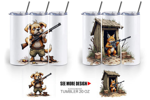 Tumbler Hunter Havoc Sublimation artnoy 