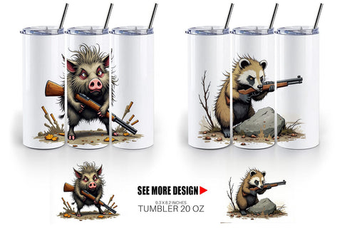 Tumbler Hunter Havoc Sublimation artnoy 