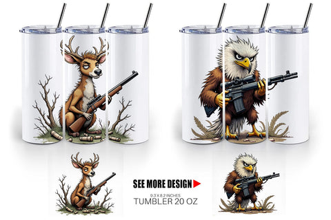 Tumbler Hunter Havoc Sublimation artnoy 