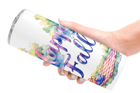 Tumbler Hygge Fall Snuggle Quotes Sublimation artnoy 