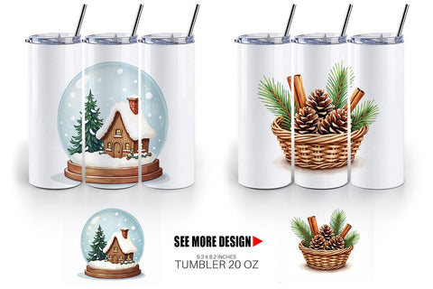Tumbler Hygge Holiday Sublimation artnoy 