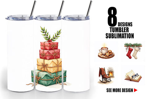 Tumbler Hygge Holiday Sublimation artnoy 