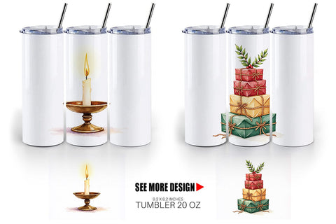 Tumbler Hygge Holiday Sublimation artnoy 