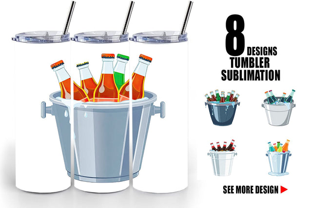 Tumbler Ice Bucket Sublimation artnoy 